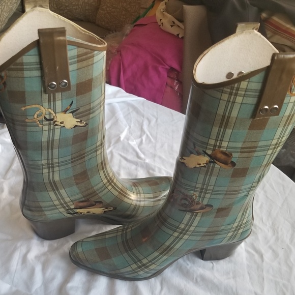 Normal rubber rain boots, “Yippy” style, sz. 6/37 - Picture 2 of 5